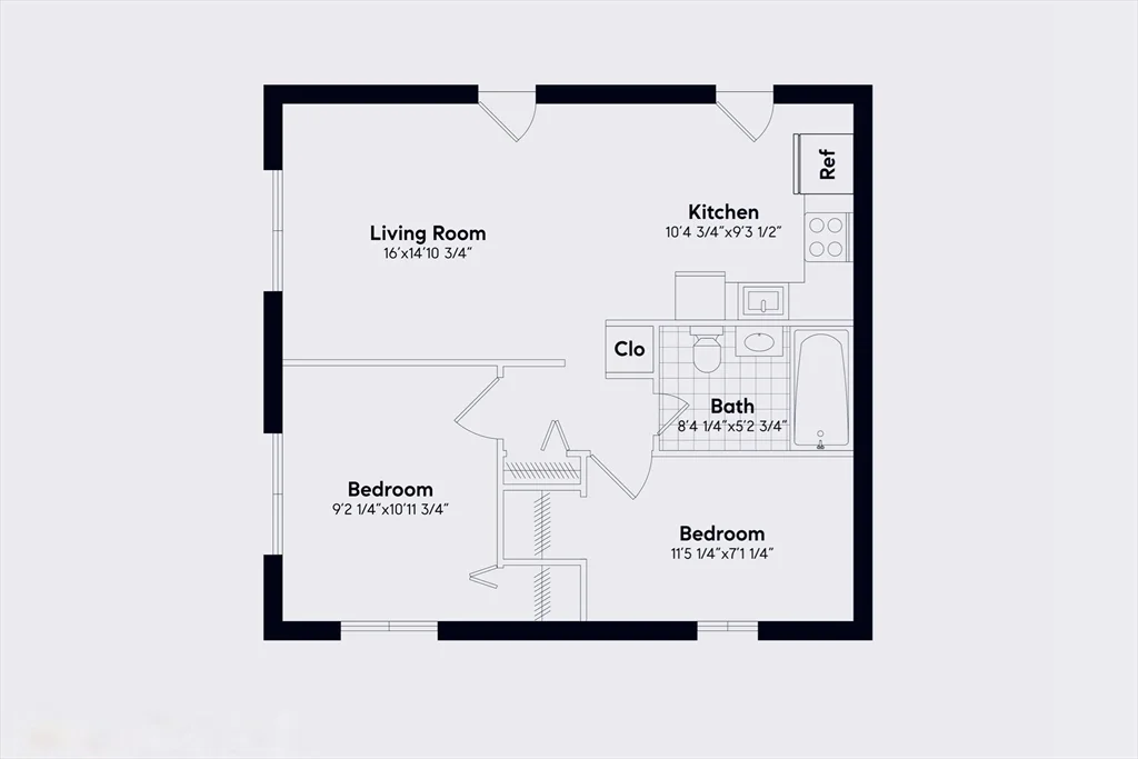 2 bed, 1 bath apartment for rent at 256 Parker Hill Ave Unit 13, Mission Hill — photo 11 of 11