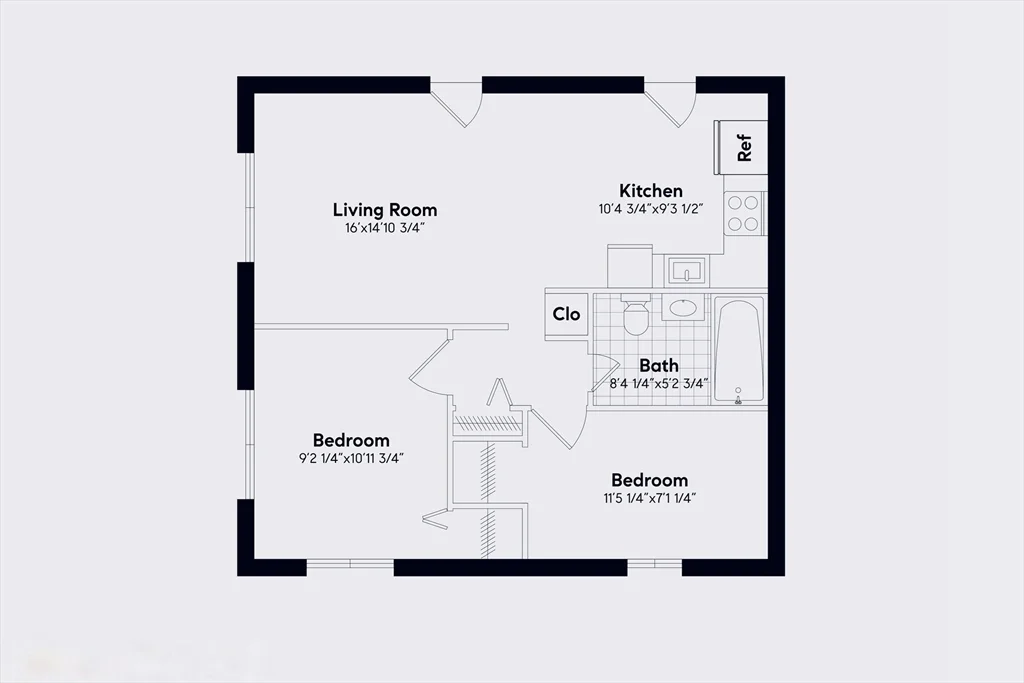2 bed, 1 bath apartment for rent at 256 Parker Hill Ave Unit 16, Mission Hill — photo 6 of 9