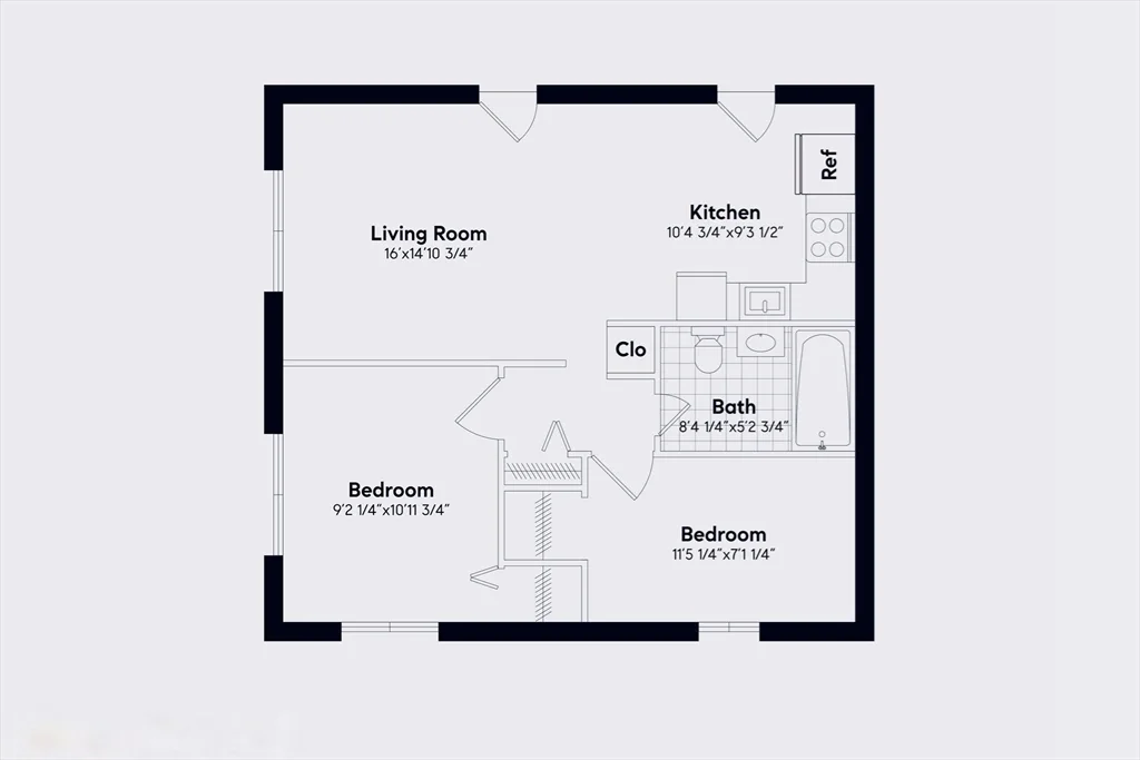 2 bed, 1 bath apartment for rent at 256 Parker Hill Ave Unit 256-14, Mission Hill — photo 7 of 10