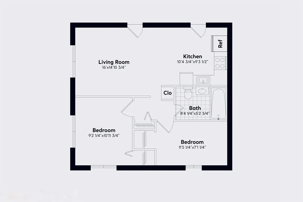 2 bed, 1 bath apartment for rent at 256 Parker Hill Ave Unit 9, Mission Hill — photo 9 of 9