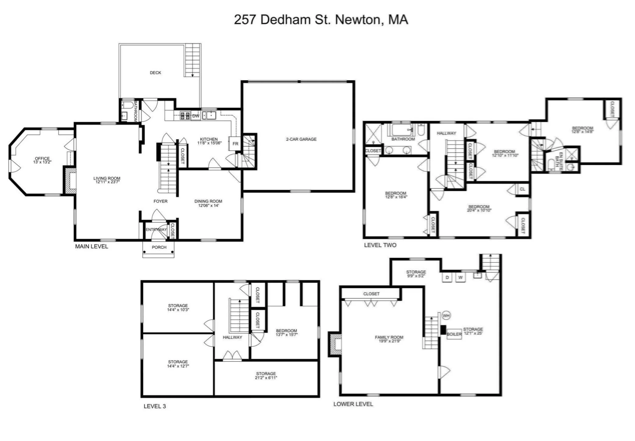 5 bed, 2 bath apartment for rent at 257 Dedham Unit na, Oak Hill — photo 25 of 25