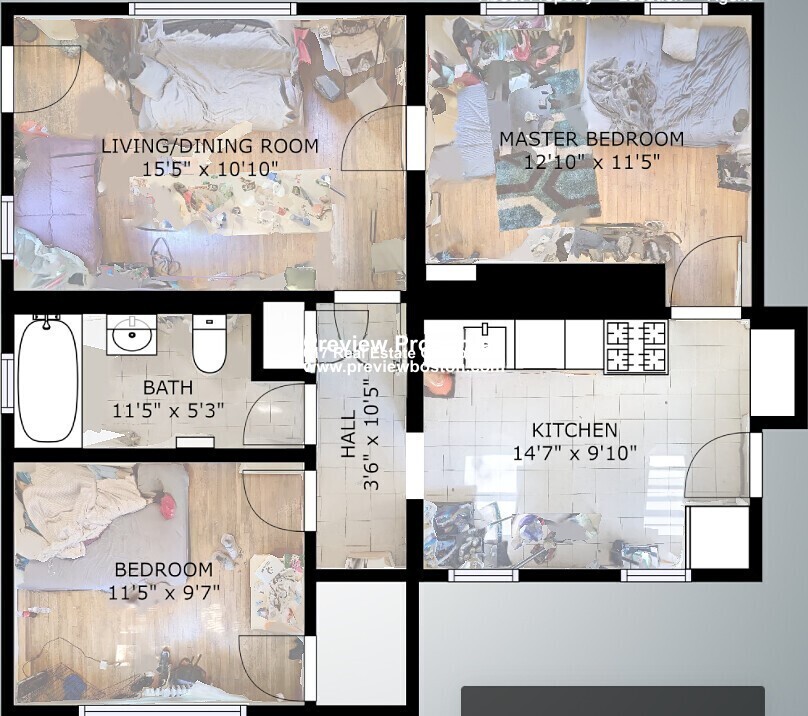 2 bed, 1 bath apartment for rent at 2572 Massachusetts Ave Unit 1P, North Cambridge — photo 4 of 4