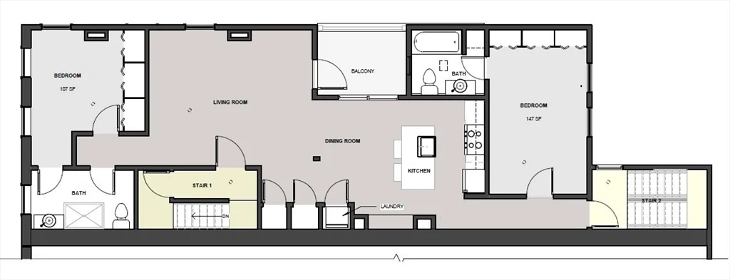 2 bed, 2 bath apartment for rent at 258 W Broadway Unit 4, South Boston — photo 18 of 18