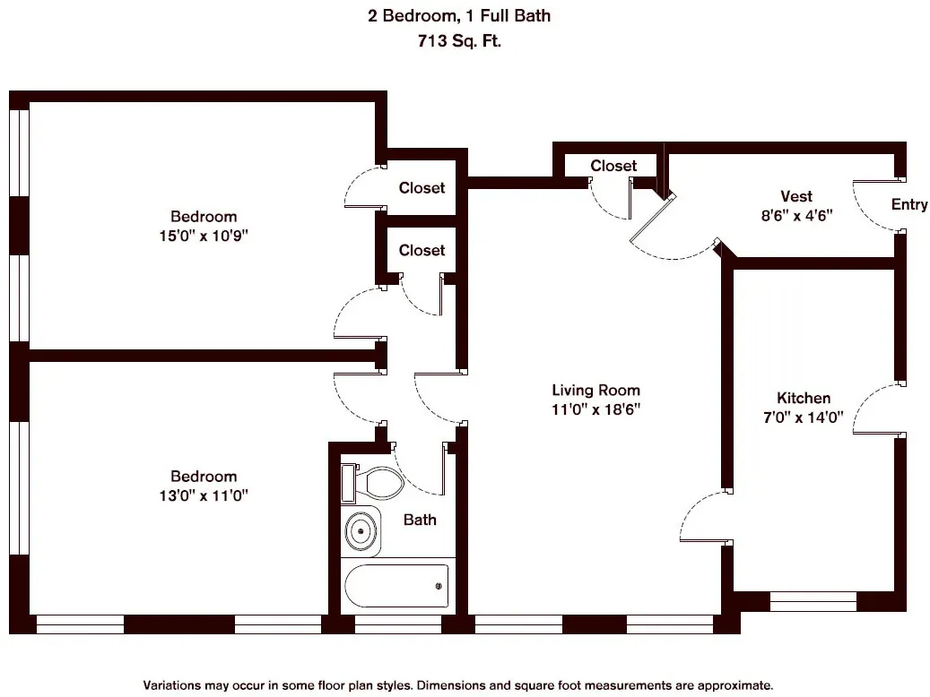 2 bed, 1 bath apartment for rent at 26 Chauncy St Unit 1, Neighborhood Nine — photo 20 of 20