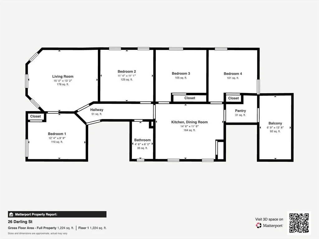 4 bed, 1 bath apartment for rent at 26 Darling Unit 2, Mission Hill — photo 5 of 15