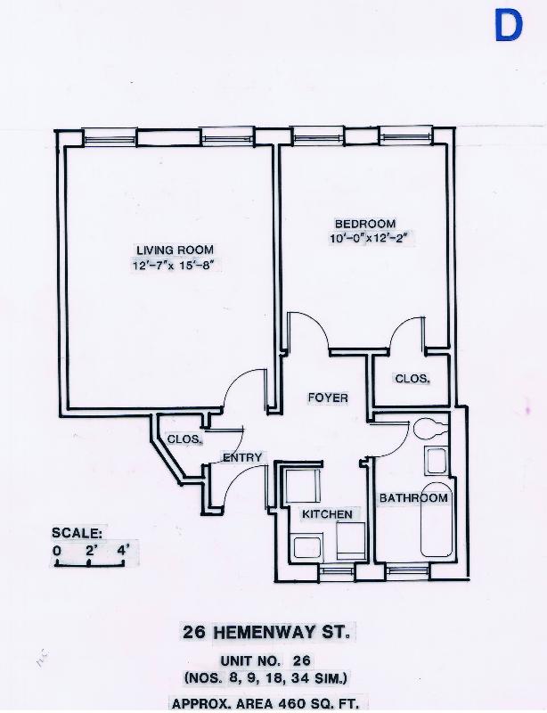 1 bed, 1 bath apartment for rent at 26 Hemenway St Unit 18, Fenway — photo 11 of 11