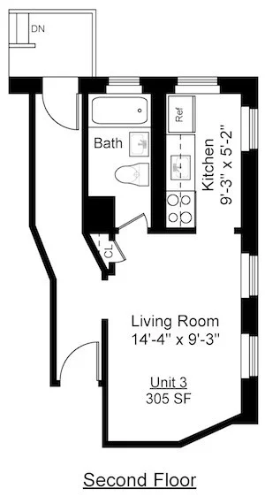 Studio bed, 1 bath apartment for rent at 26 Myrtle St Unit 3, Beacon Hill — photo 13 of 13