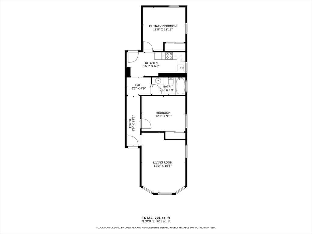 2 bed, 1 bath apartment for rent at 26 Revere St Unit 3A, Canton — photo 19 of 19