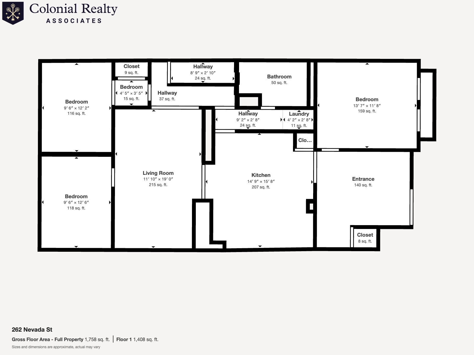 4 bed, 1 bath apartment for rent at 260 Nevada St Unit 2, Nonantum — photo 19 of 20