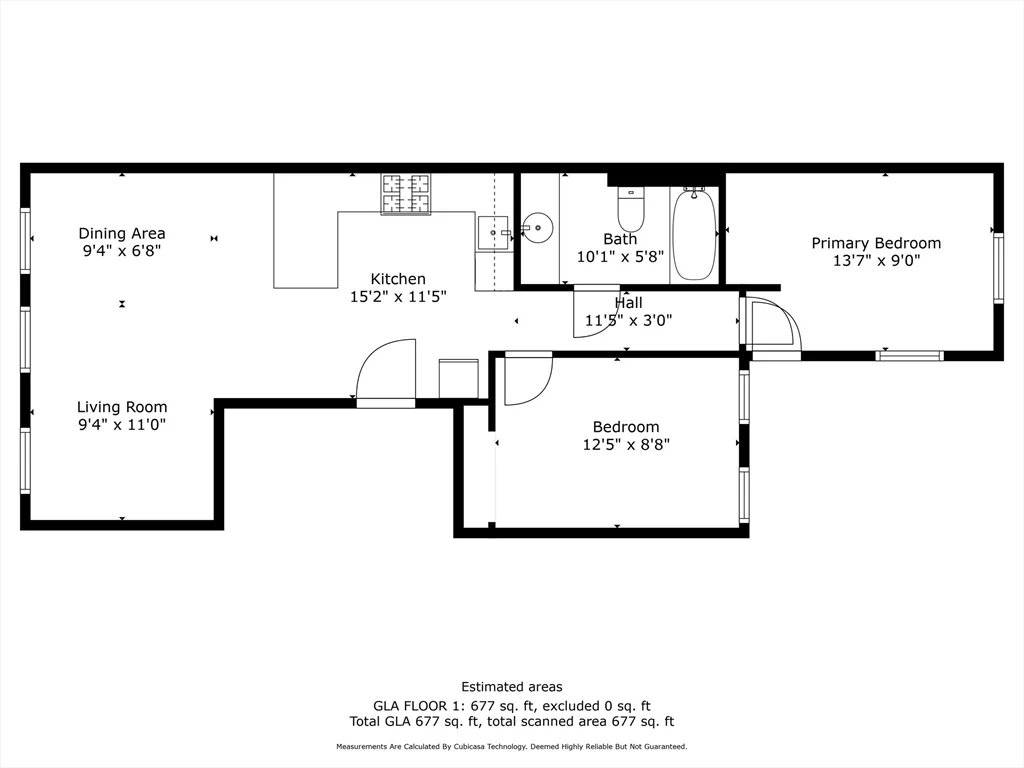 2 bed, 1 bath apartment for rent at 264 Sumner St Unit 3, East Boston — photo 13 of 13
