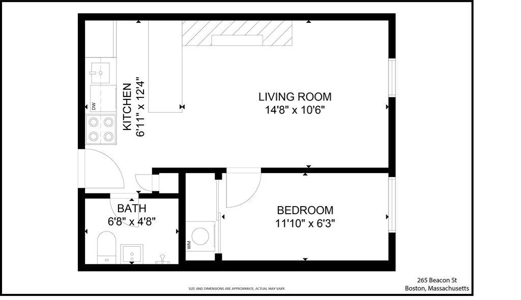 1 bed, 1 bath apartment for rent at 265 Beacon St Unit 2A, Back Bay — photo 10 of 10