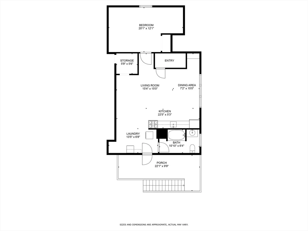 1 bed, 1 bath apartment for rent at 27 Joseph St Unit 3, Union Square — photo 19 of 19