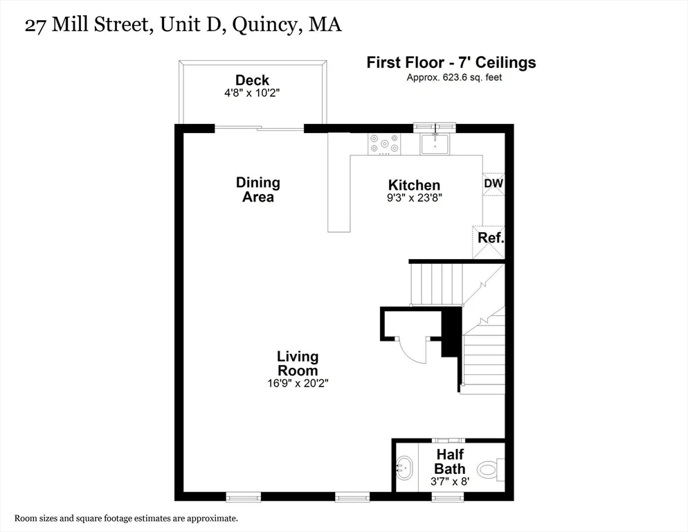 2 bed, 2 bath apartment for rent at 27 Mill St Unit D, Quincy — photo 23 of 24