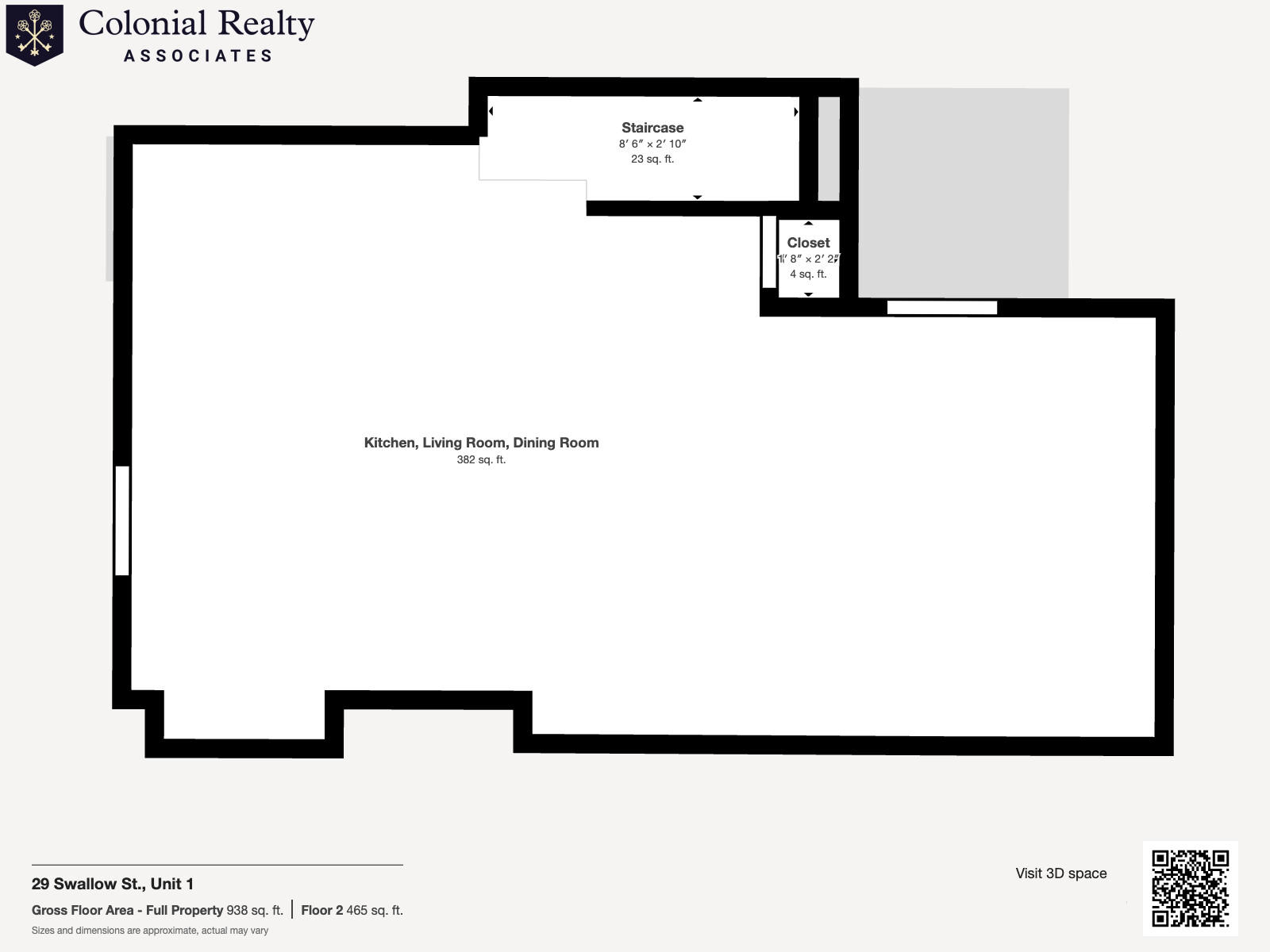 1 bed, 1 bath apartment for rent at 27 Swallow St Unit 1, South Boston — photo 23 of 32