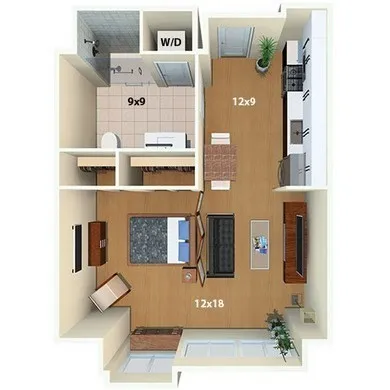 Studio bed, 1 bath apartment for rent at 270 3rd St Unit 607, East Cambridge — photo 9 of 9