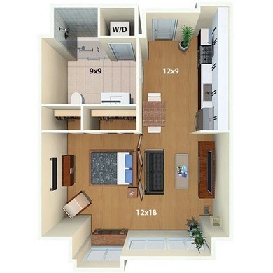Studio bed, 1 bath apartment for rent at 270 3rd St Unit 704, Kendall Square — photo 9 of 9