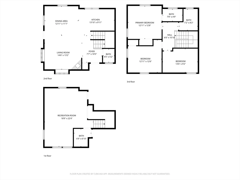 3 bed, 3 bath apartment for rent at 276 Waverley Ave Unit 1, Watertown — photo 17 of 17