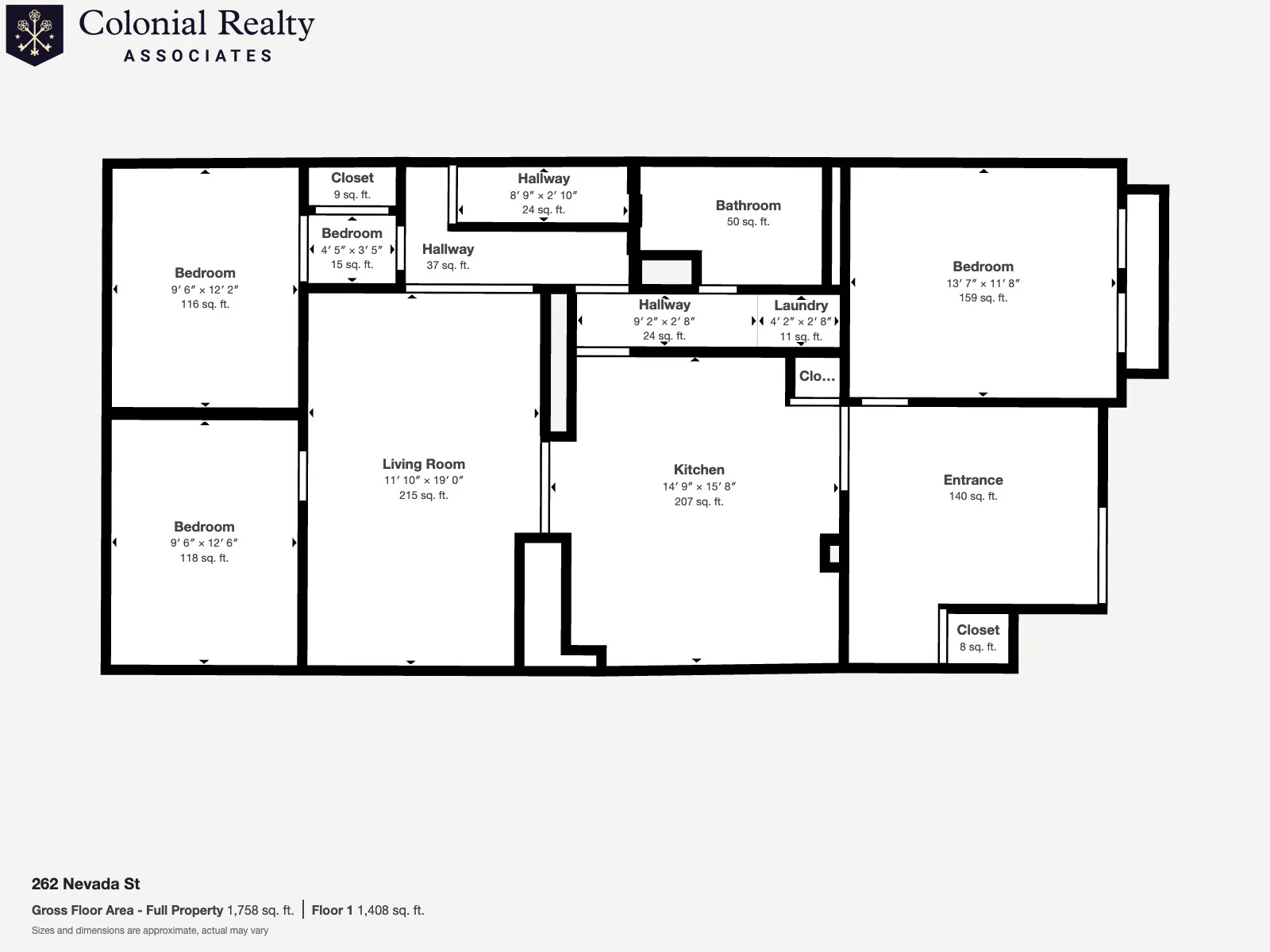 4 bed, 1 bath apartment for rent at 279 Nevada St Unit 15, Nonantum — photo 19 of 20