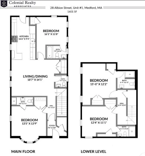 4 bed, 4+ bath apartment for rent at 28 Albion St Unit 01, South Medford — photo 14 of 38
