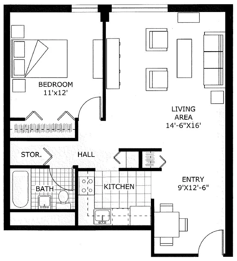1 bed, 1 bath apartment for rent at 28 Exeter St Unit 609, Back Bay — photo 15 of 16