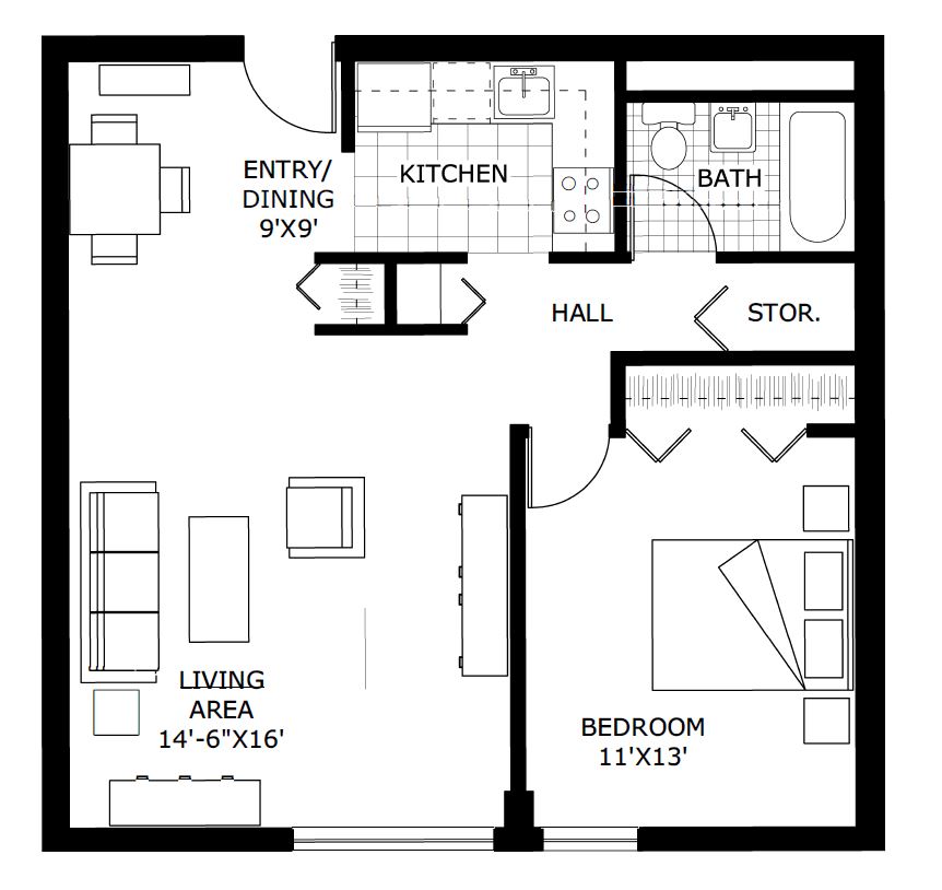 1 bed, 1 bath apartment for rent at 28 Exeter St Unit 612, Back Bay — photo 16 of 16