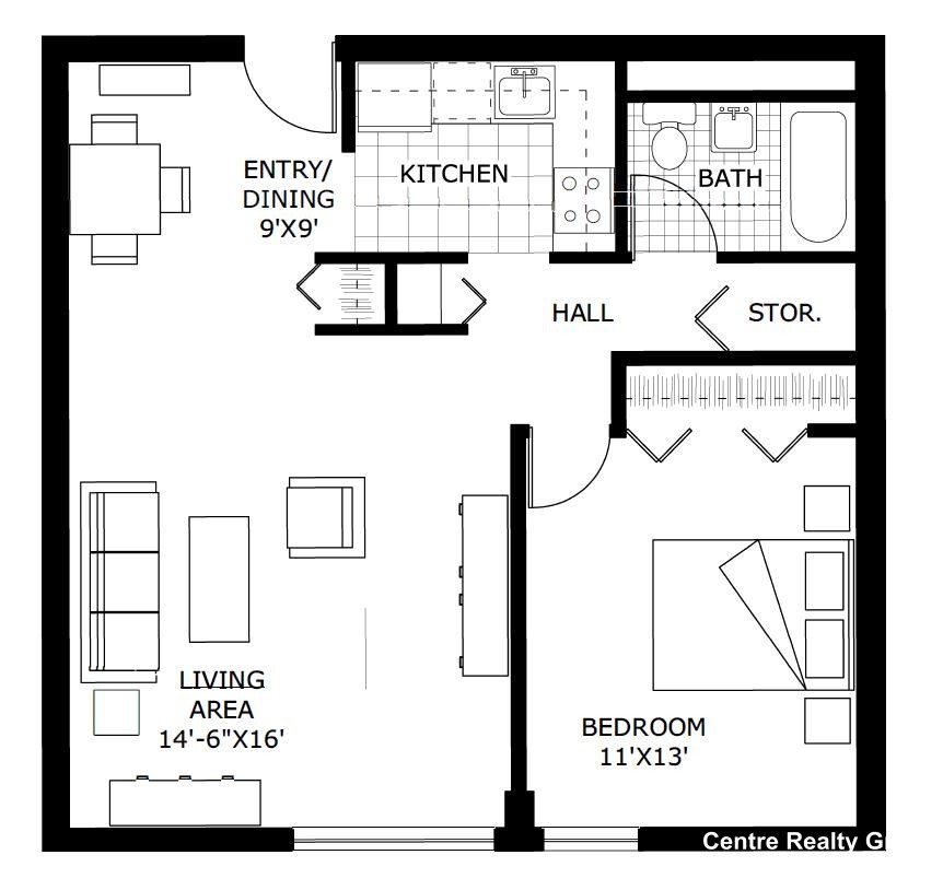 1 bed, 1 bath apartment for rent at 28 Exeter St Unit 905, Back Bay — photo 5 of 5