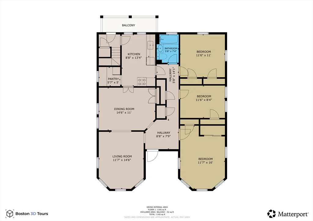 3 bed, 1 bath apartment for rent at 28 Glenrose Rd Unit 2, Dorchester — photo 21 of 21