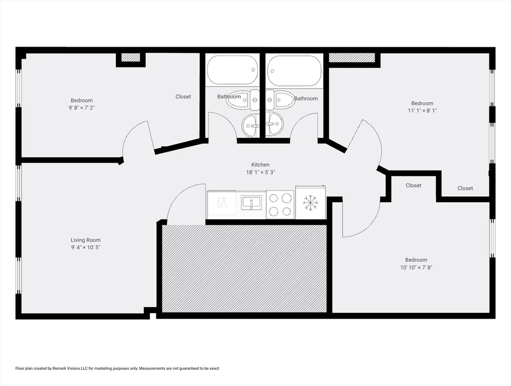 3 bed, 2 bath apartment for rent at 28 Phillips St Unit 3, Beacon Hill — photo 15 of 15