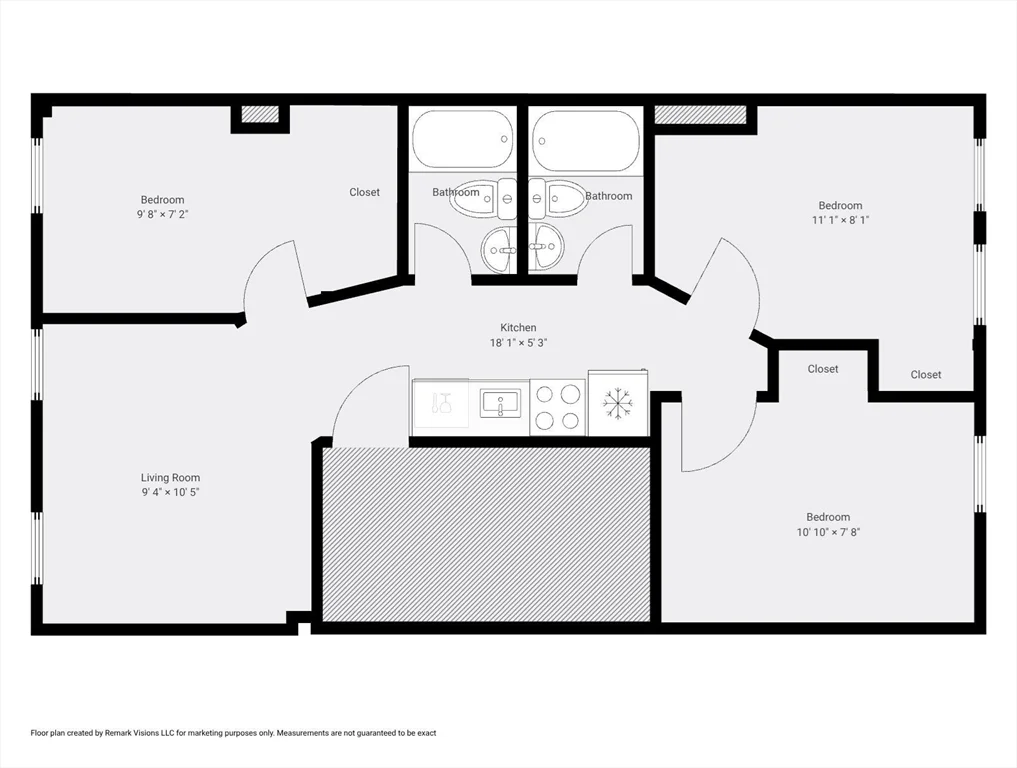 3 bed, 2 bath apartment for rent at 28 Phillips St Unit 3, Beacon Hill — photo 15 of 15