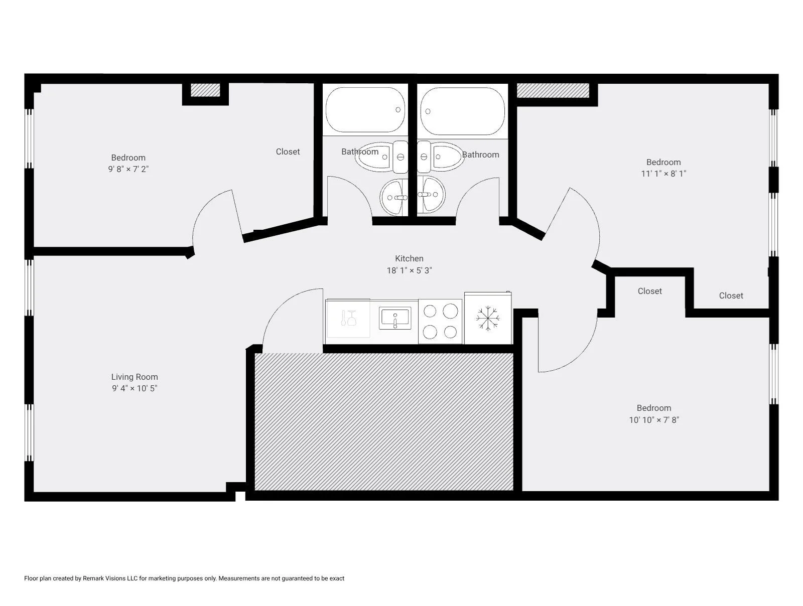 3 bed, 2 bath apartment for rent at 28 Phillips St Unit 3, Beacon Hill — photo 15 of 15