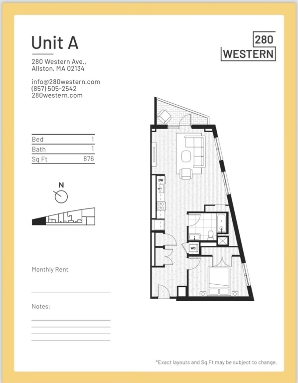 1 bed, 1 bath apartment for rent at 280 Western Ave Unit 401, Allston — photo 4 of 15