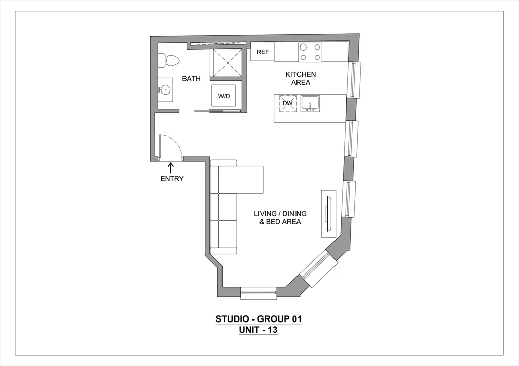 Studio bed, 1 bath apartment for rent at 281 Franklin St Unit 603, Boston Downtown — photo 16 of 16
