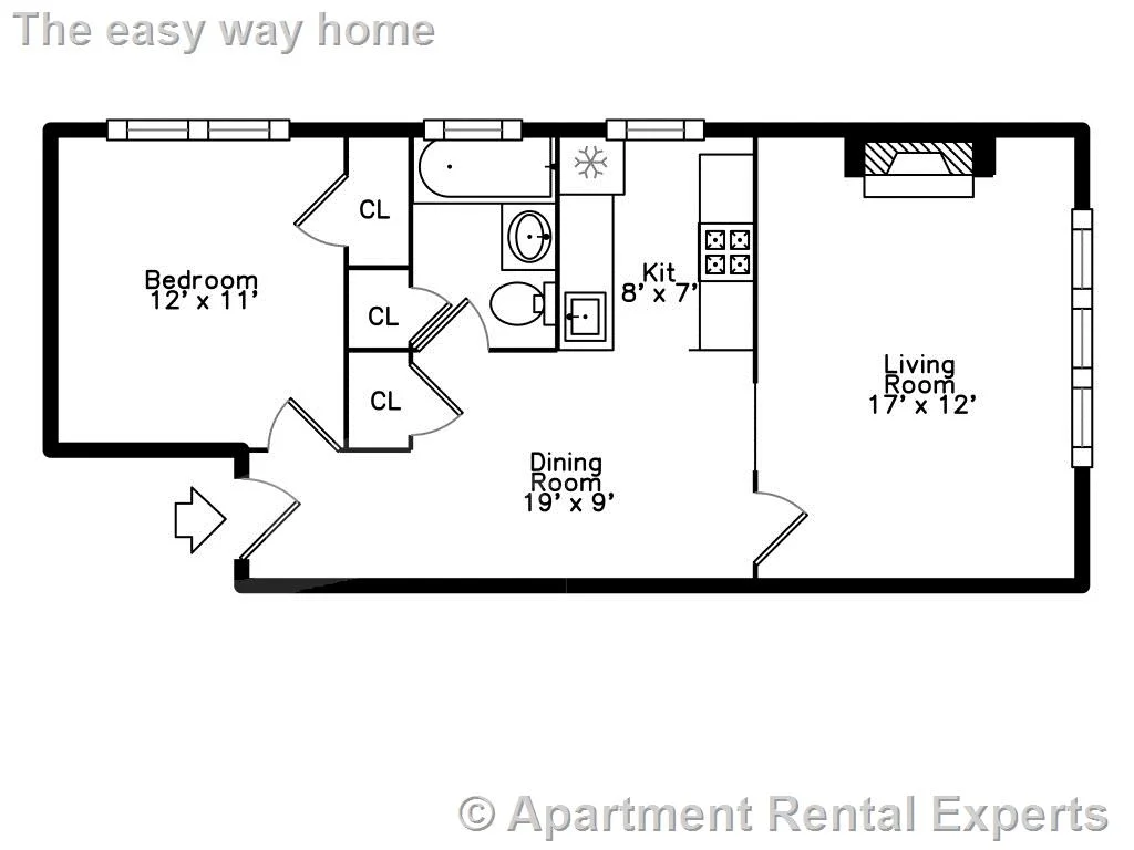 1 bed, 1 bath apartment for rent at 285 Harvard St Unit 301, Central Square — photo 17 of 18