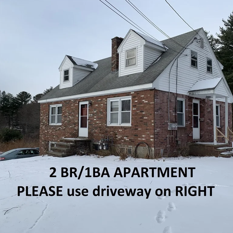 2 bed, 1 bath apartment for rent at 286 Dudley Southbridge Rd Unit 1, Dudley — photo 1 of 9