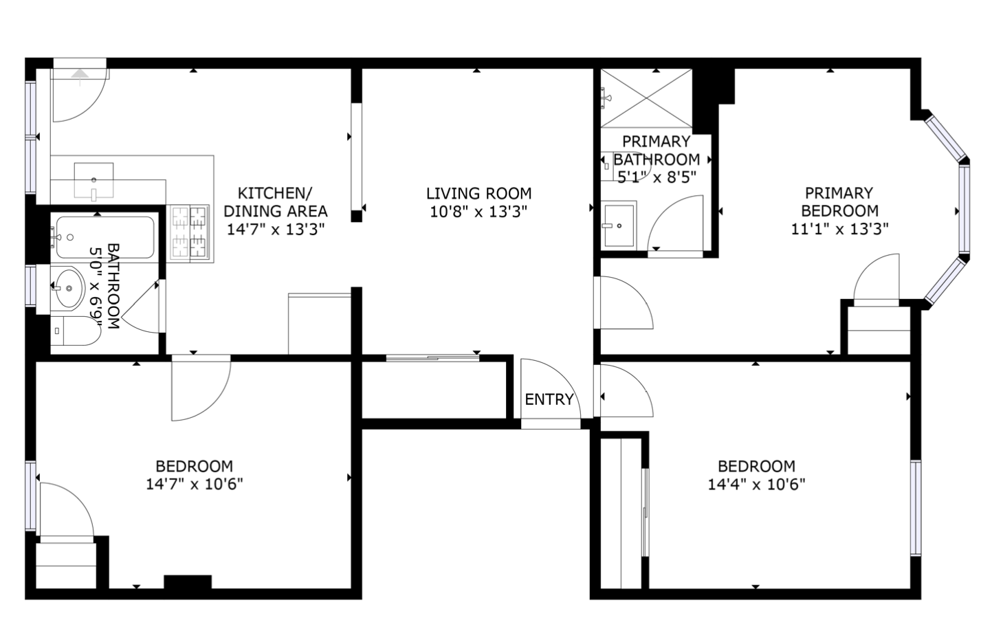 3 bed, 2 bath apartment for rent at 287 Dorchester St Unit 2, South Boston — photo 13 of 56