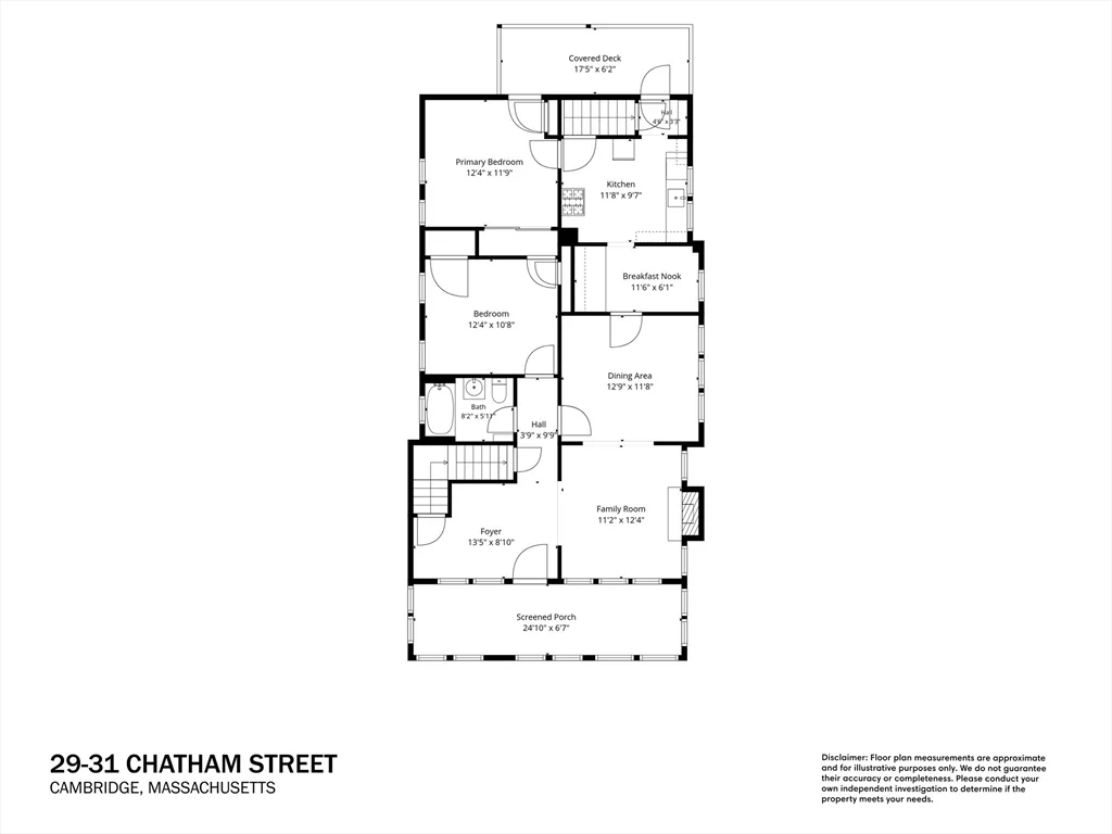 3 bed, 1 bath apartment for rent at 29-31 Chatham St Unit 2, Harvard Square — photo 23 of 24