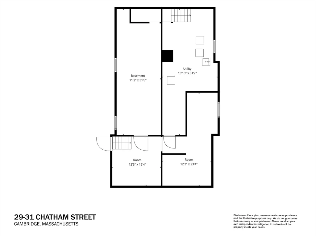 3 bed, 1 bath apartment for rent at 29-31 Chatham St Unit 2, Harvard Square — photo 24 of 24