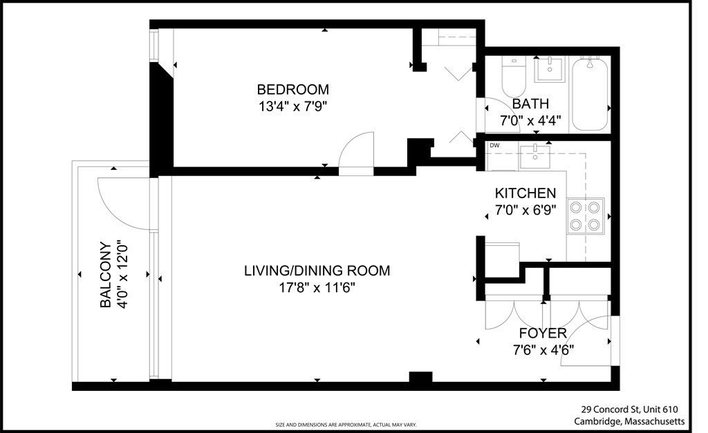 1 bed, 1 bath apartment for rent at 29 Concord Ave Unit 610, Harvard Square — photo 22 of 22