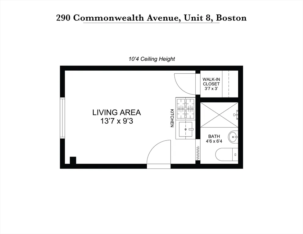 Studio bed, 1 bath apartment for rent at 290 Commonwealth Ave Unit 8, Back Bay — photo 32 of 32