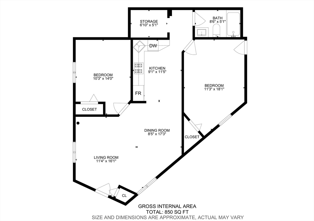 2 bed, 1 bath apartment for rent at 290 E 8th St Unit 8, South Boston — photo 11 of 11