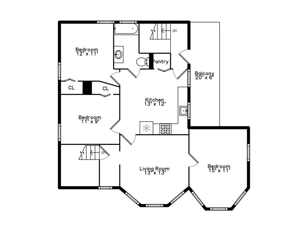 3 bed, 1 bath apartment for rent at 3 Carlisle St Unit 3, Wellington-Harrington — photo 10 of 11