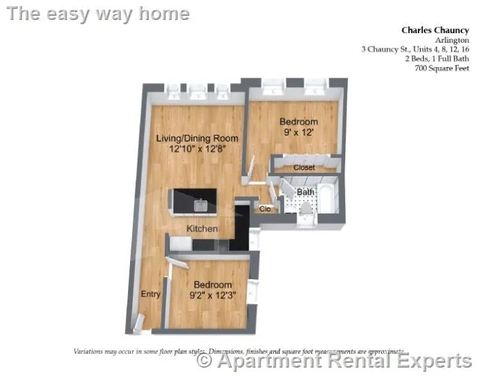 1 bed, 1 bath apartment for rent at 3 Chauncy St Unit 12, Harvard Square — photo 6 of 6