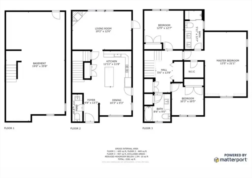 3 bed, 2 bath apartment for rent at 3 Hawthorne St Unit 3, Woburn — photo 34 of 34