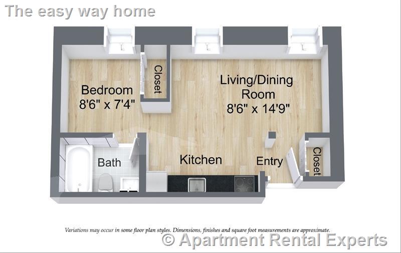 Studio bed, 1 bath apartment for rent at 3 Langdon St Unit D, Harvard Square — photo 7 of 7