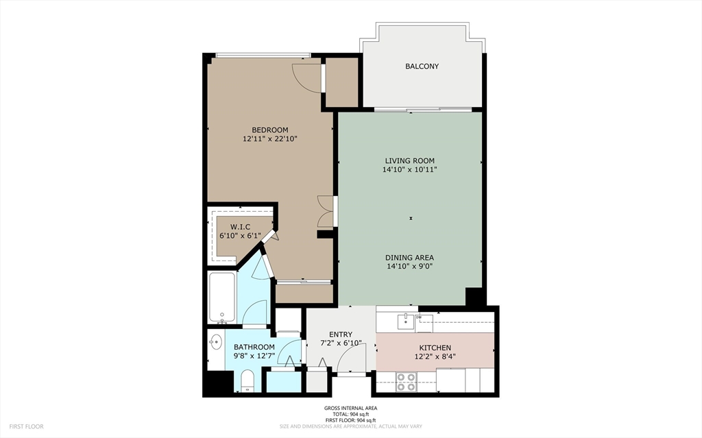 1 bed, 1 bath apartment for rent at 3 Seal Harbor Rd Unit 434, Winthrop — photo 36 of 36