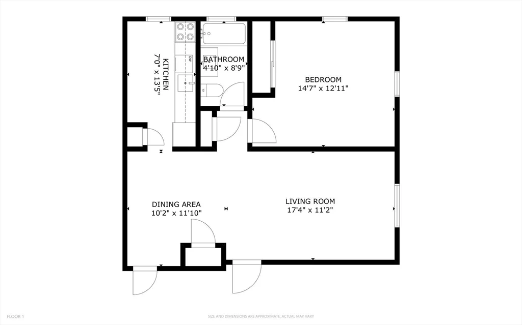 1 bed, 1 bath apartment for rent at 30 Chester Unit 13, Davis Square — photo 13 of 13