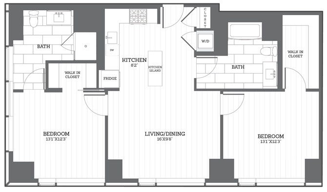 2 bed, 2 bath apartment for rent at 30 Dalton St Unit 803, Back Bay — photo 2 of 23