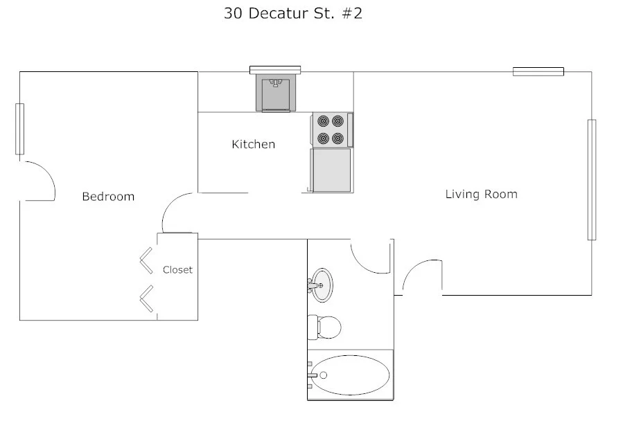1 bed, 1 bath apartment for rent at 30 Decatur St Unit 2P, East Boston — photo 5 of 7