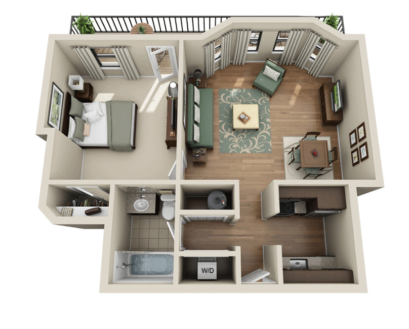1 bed, 1 bath apartment for rent at 30 Garrison St Unit 110, Back Bay