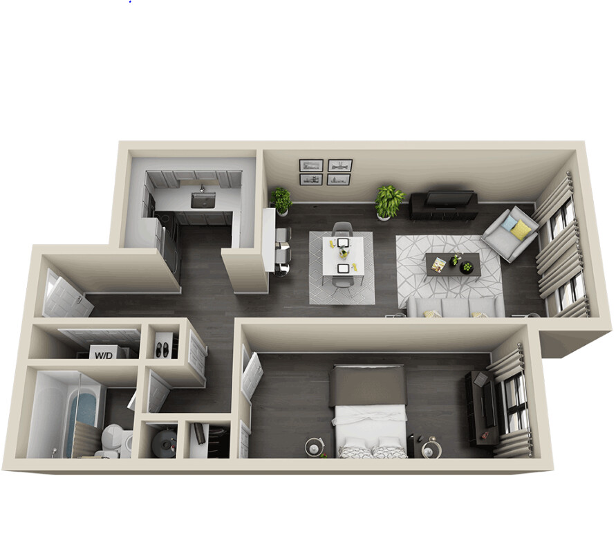 1 bed, 1 bath apartment for rent at 30 Garrison St Unit 407, Back Bay